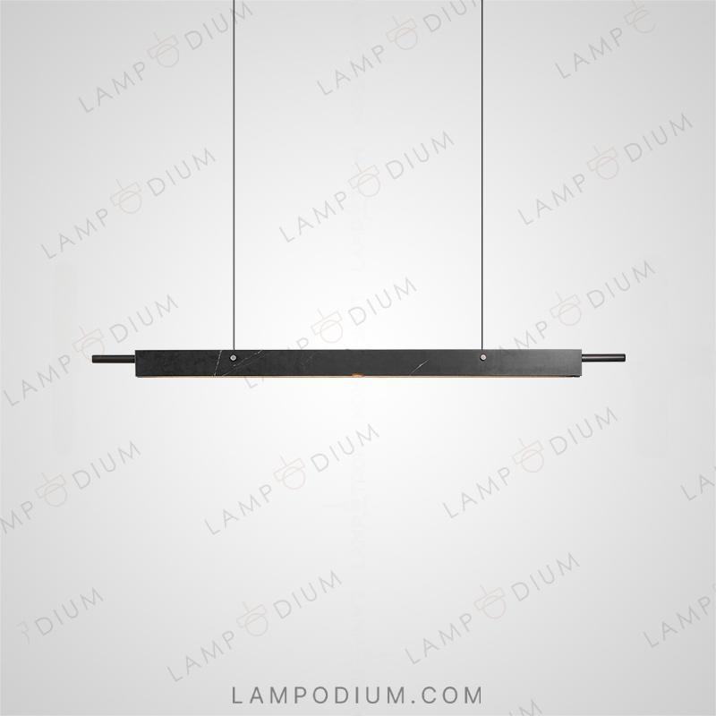 Linear, row luminaire LOVINE