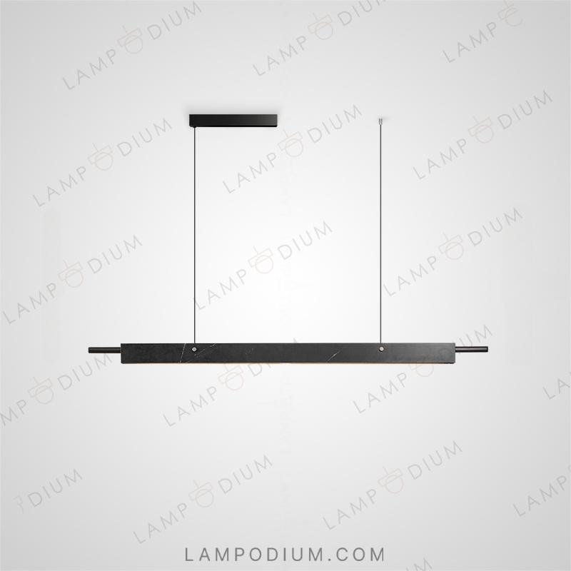 Linear, row luminaire LOVINE