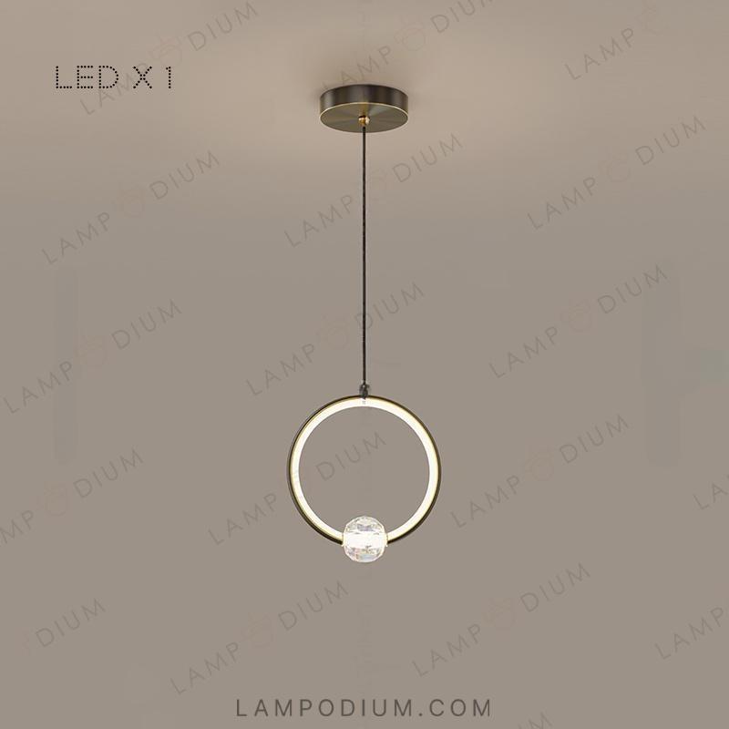 Hanging light fixture LUANA