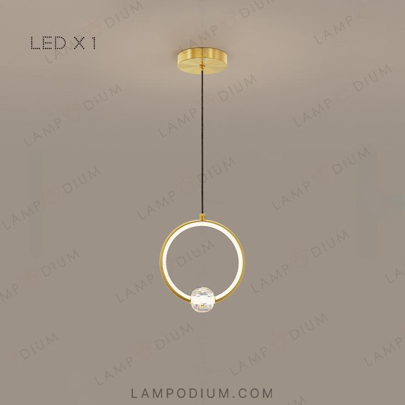 Hanging light fixture LUANA