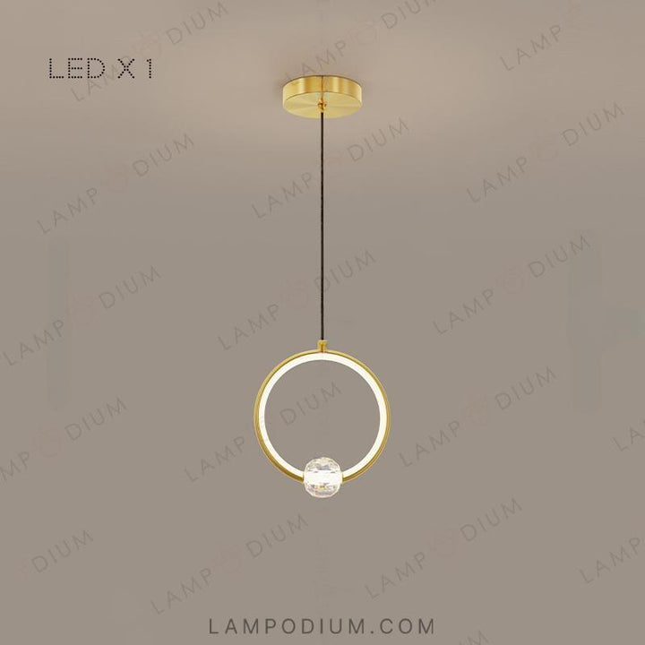 Hanging light fixture LUANA