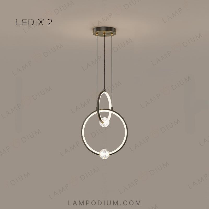 Hanging light fixture LUANA