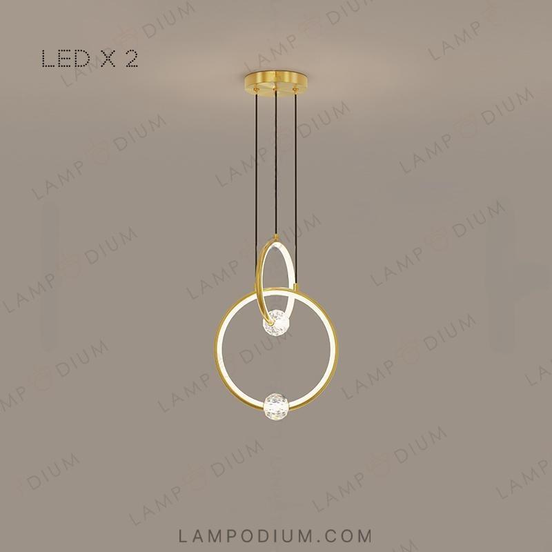 Hanging light fixture LUANA