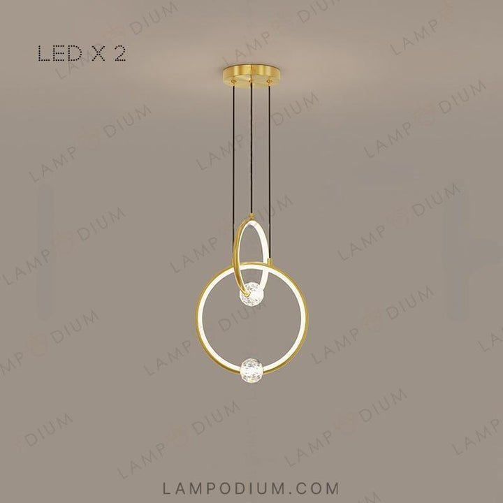 Hanging light fixture LUANA