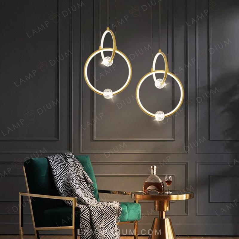 Hanging light fixture LUANA