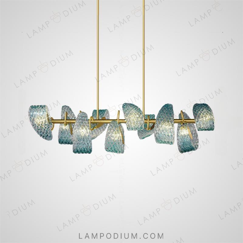 Linear, row luminaire LUCIA LONG