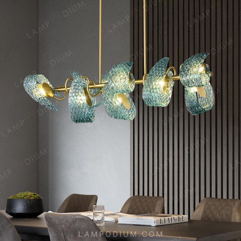 Linear, row luminaire LUCIA LONG