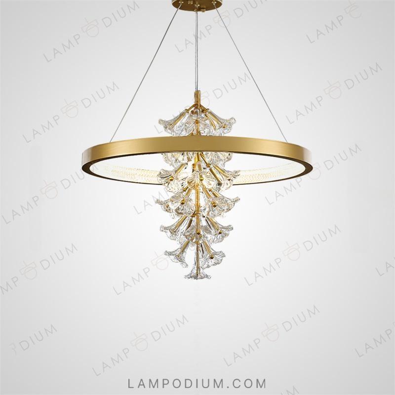 Ring chandeliers and lamps LUCIANA