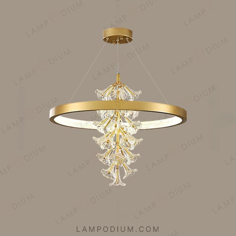 Ring chandeliers and lamps LUCIANA