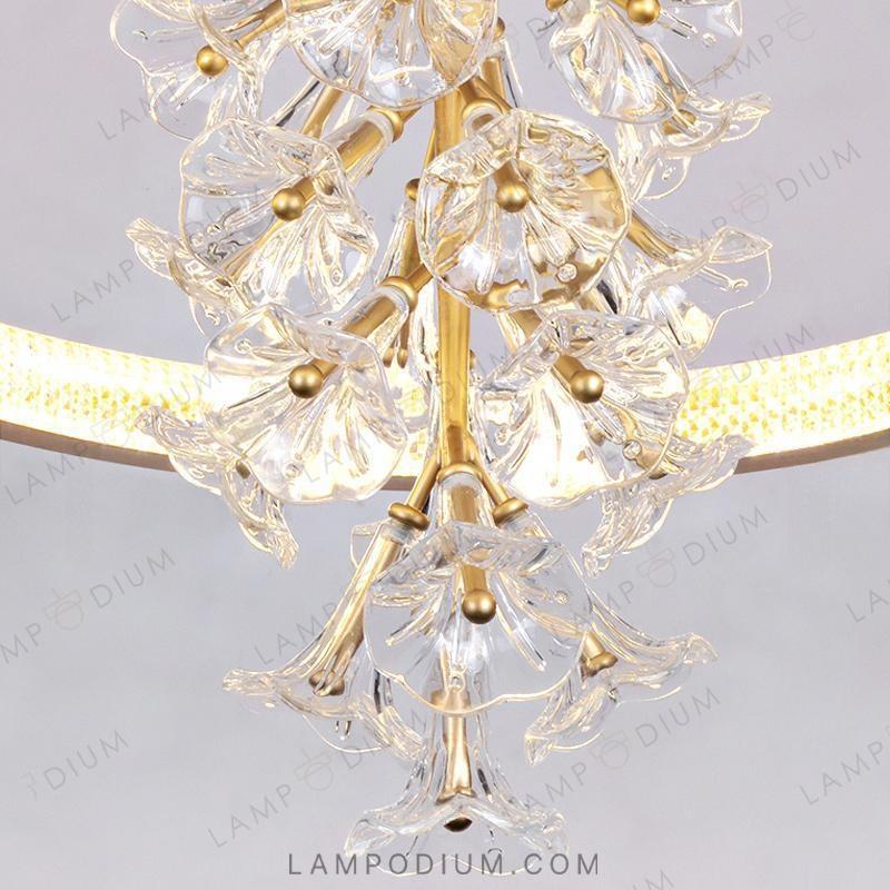 Ring chandeliers and lamps LUCIANA