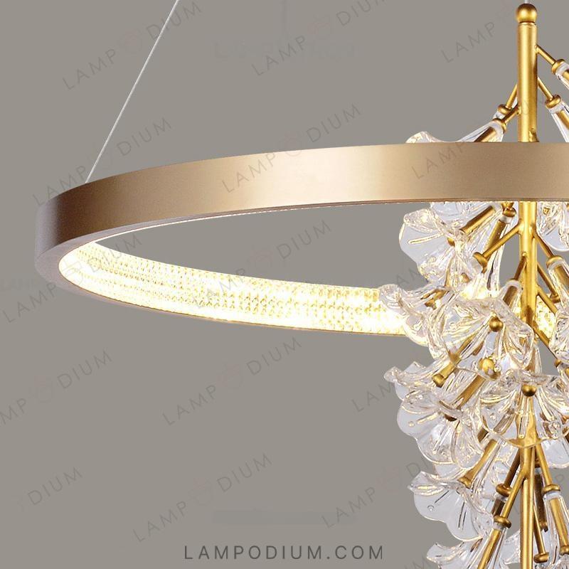 Ring chandeliers and lamps LUCIANA