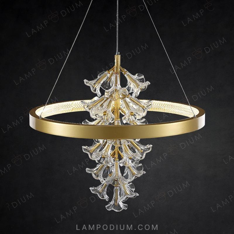 Ring chandeliers and lamps LUCIANA