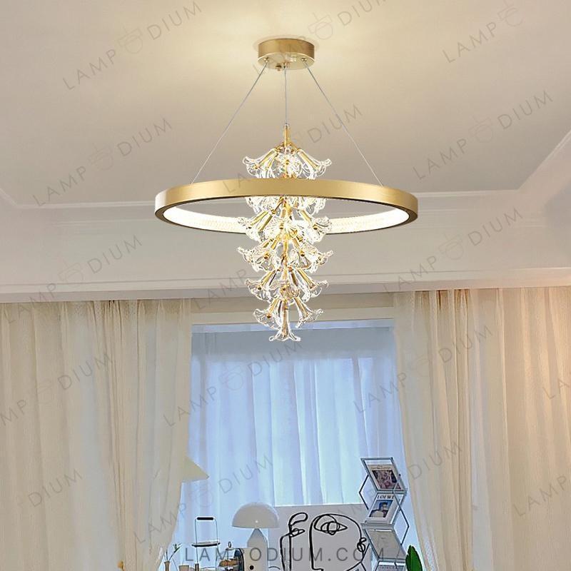 Ring chandeliers and lamps LUCIANA