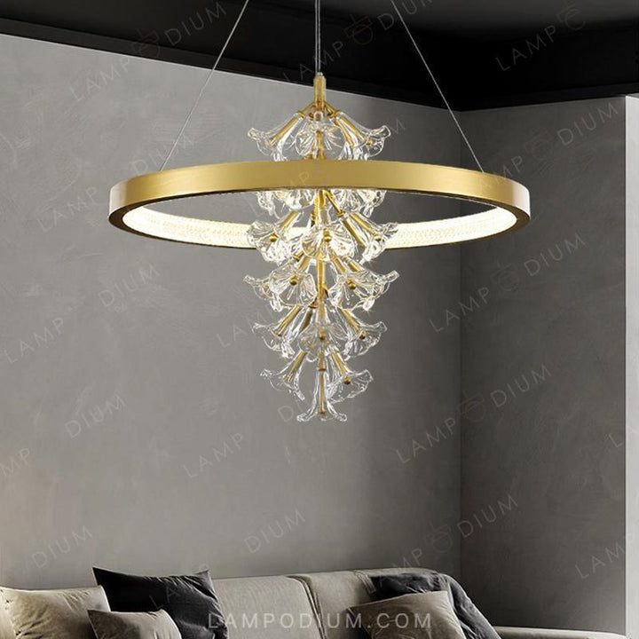 Ring chandeliers and lamps LUCIANA