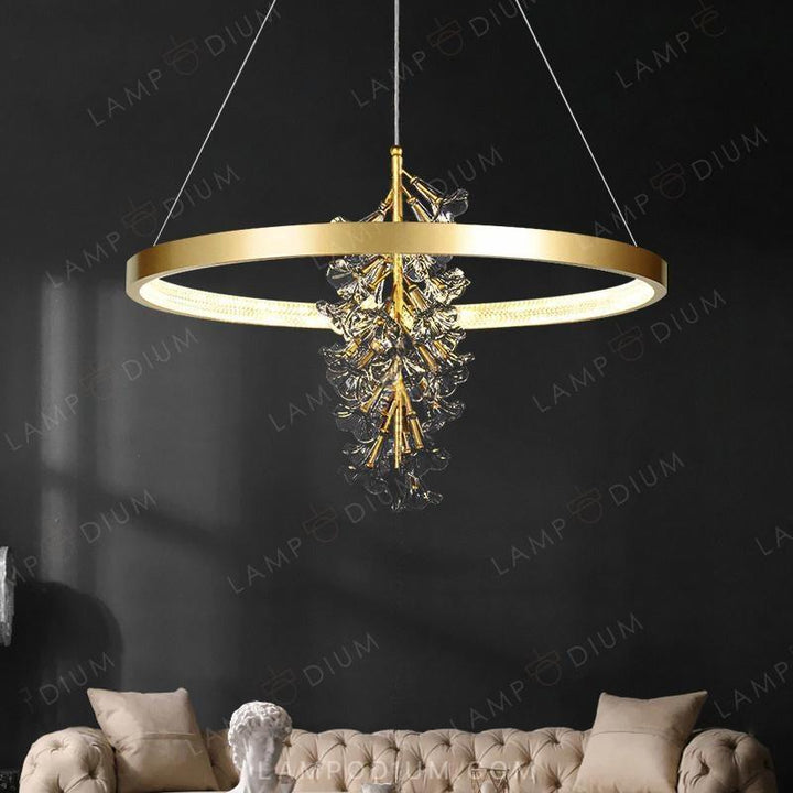 Ring chandeliers and lamps LUCIANA