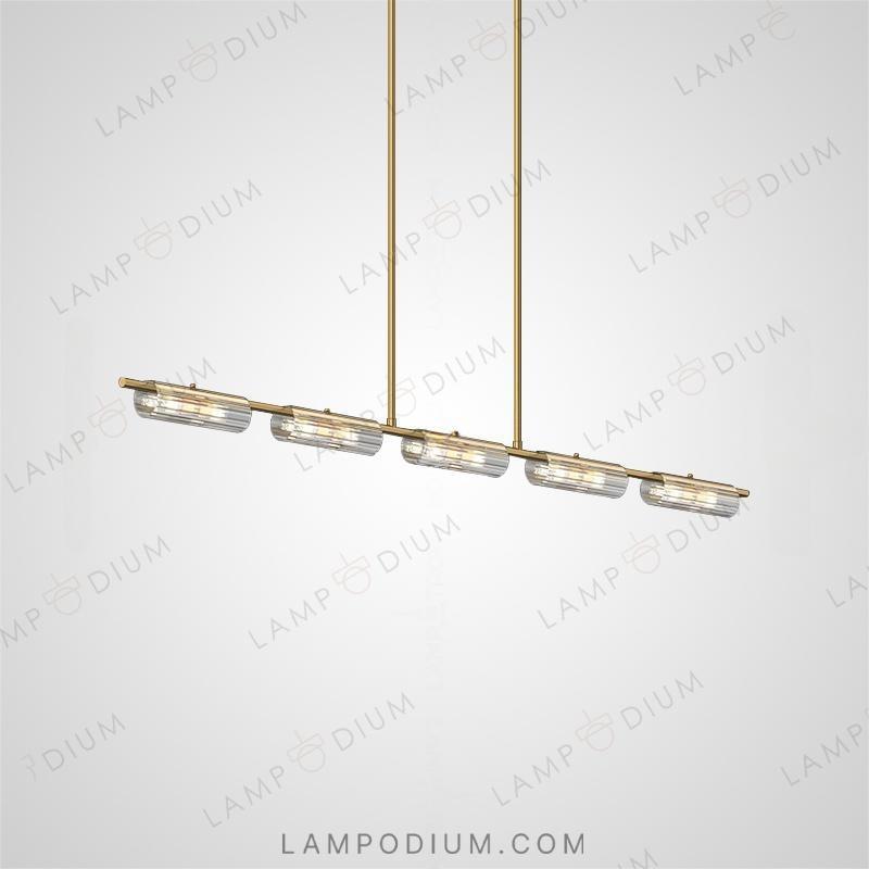 Recessed, linear luminaire LUCINA B LONG