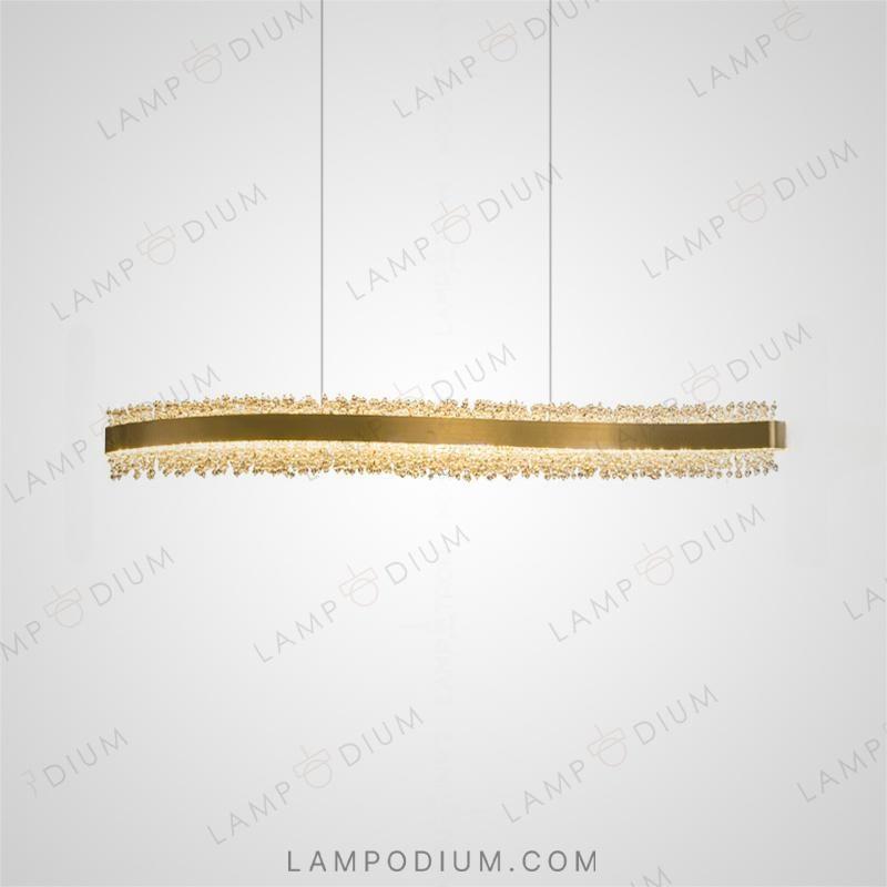 Linear, row luminaire LUSINE