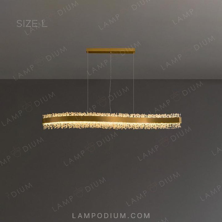 Linear, row luminaire LUSINE