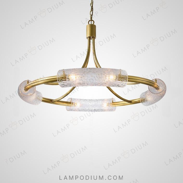 Circular chandeliers and light fixtures MAGDA