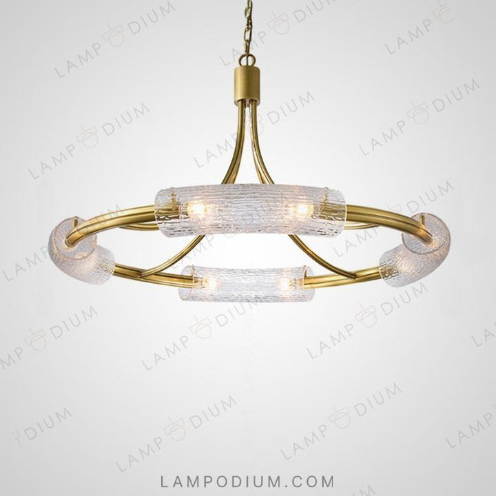 Circular chandeliers and light fixtures MAGDA