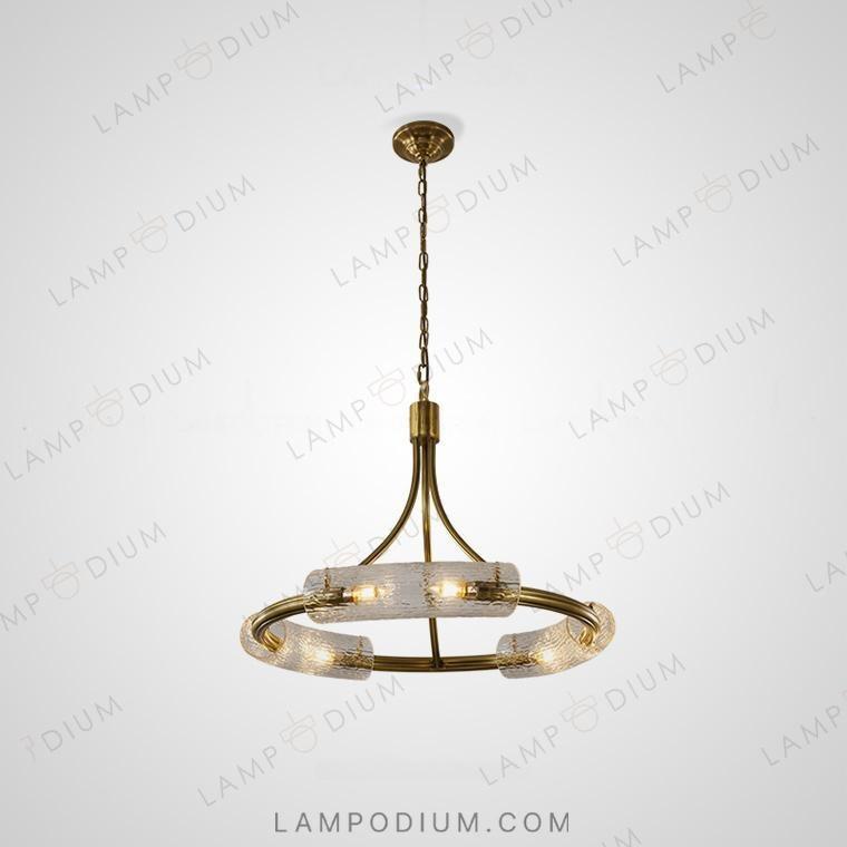 Circular chandeliers and light fixtures MAGDA