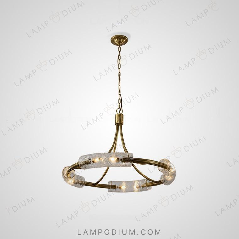 Circular chandeliers and light fixtures MAGDA