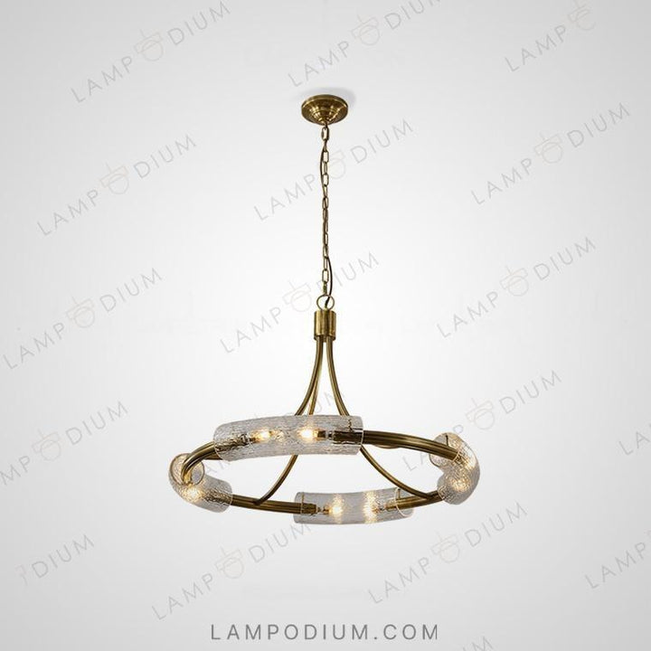 Circular chandeliers and light fixtures MAGDA