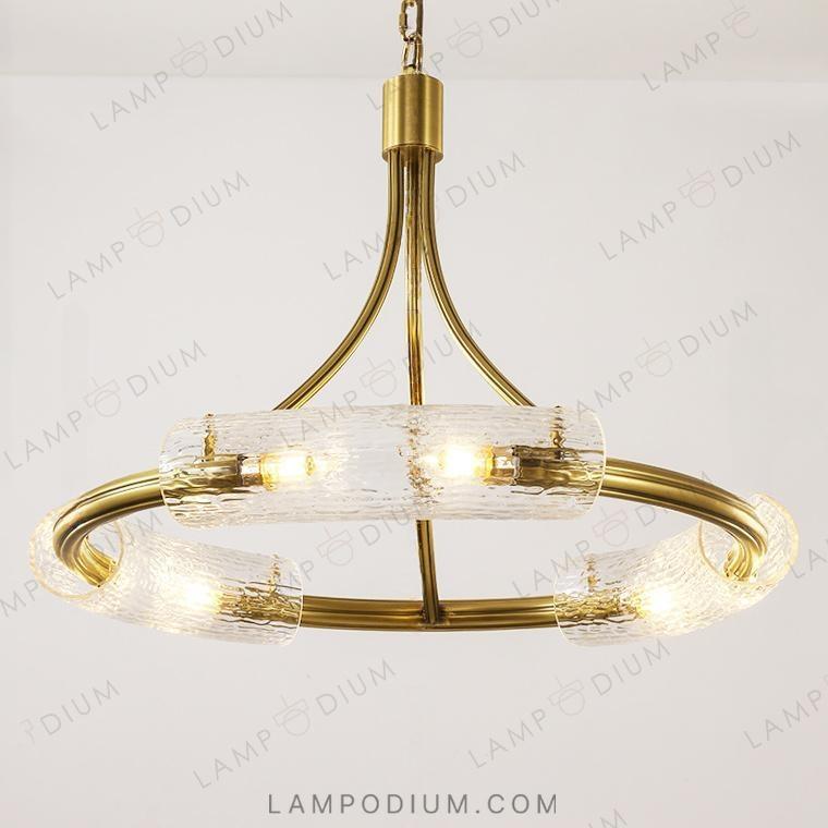 Circular chandeliers and light fixtures MAGDA