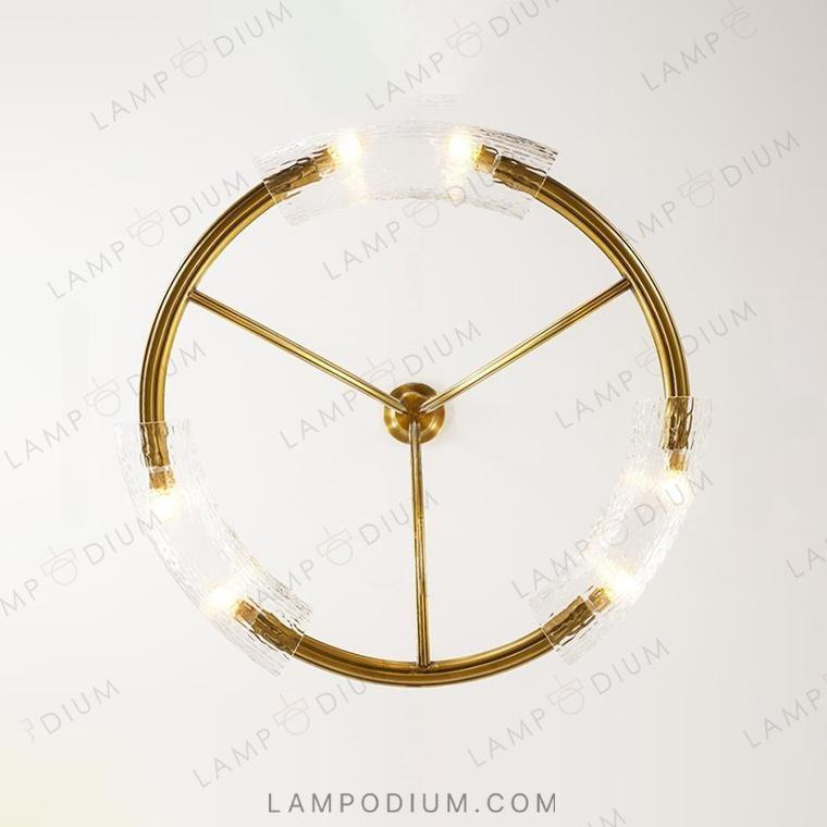 Circular chandeliers and light fixtures MAGDA