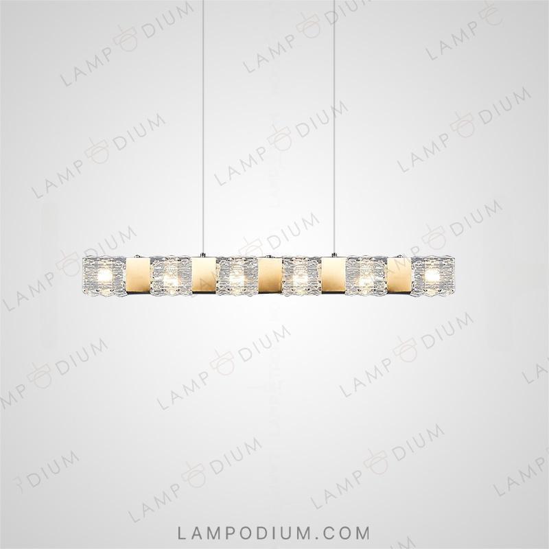 Linear, row luminaire MAGNET LONG