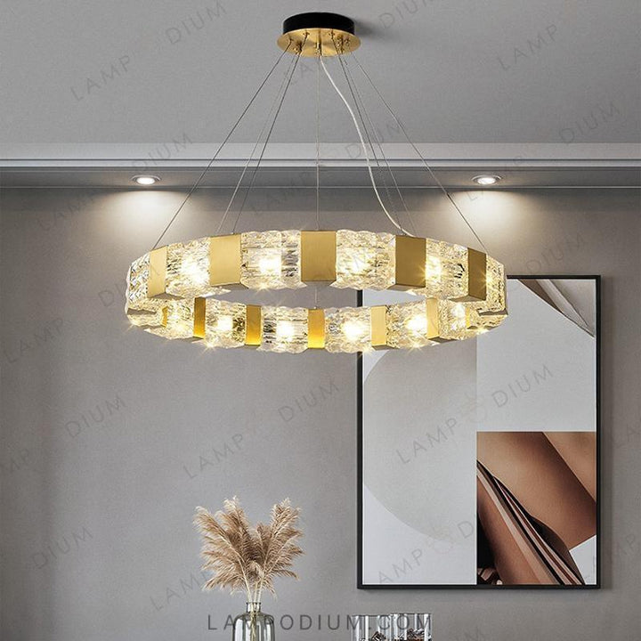 Circular chandeliers and light fixtures MAGNET