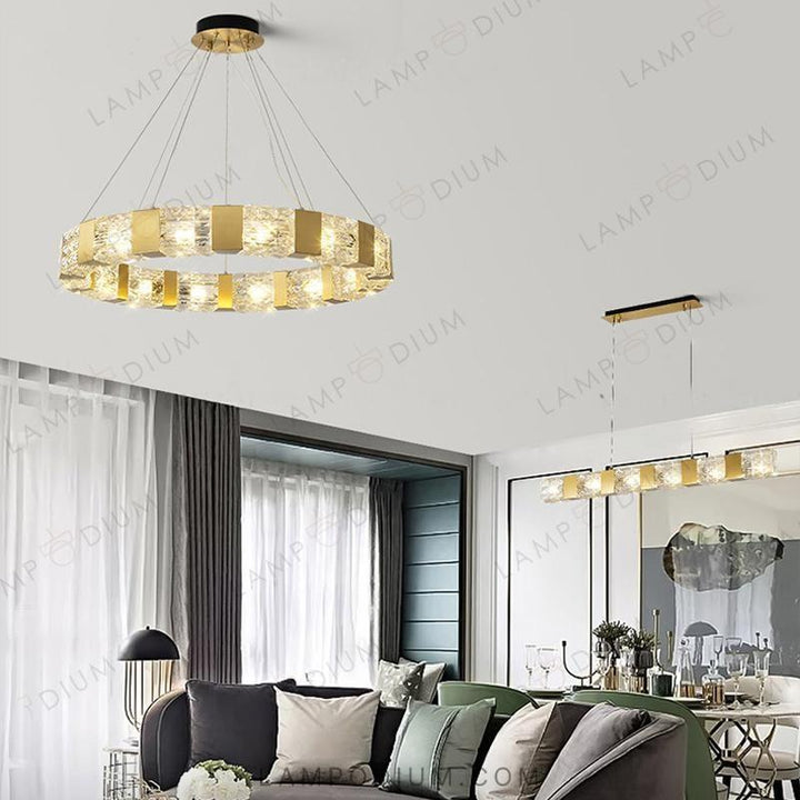 Circular chandeliers and light fixtures MAGNET