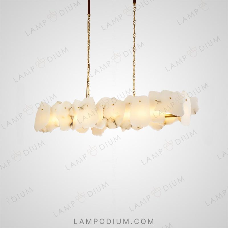 Linear, row luminaire MARBLE R LONG