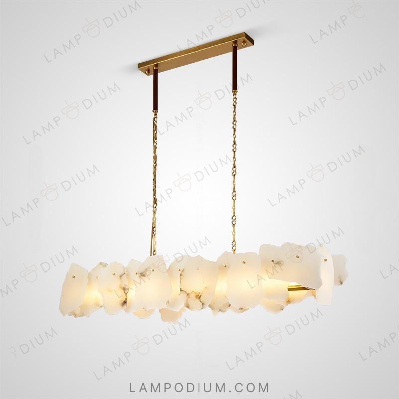 Linear, row luminaire MARBLE R LONG