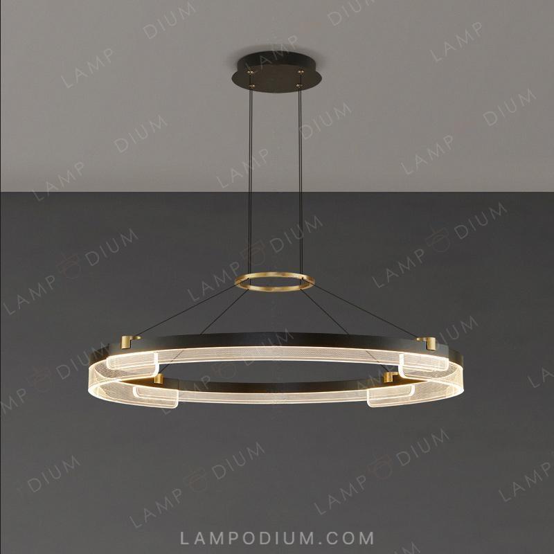 Ring chandeliers and light fixtures MARGA