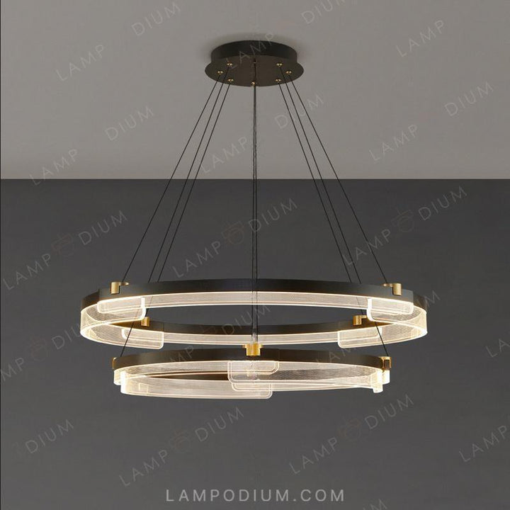 Ring chandeliers and light fixtures MARGA