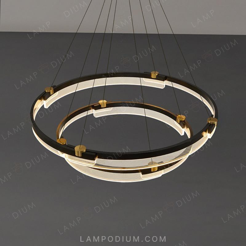 Ring chandeliers and light fixtures MARGA