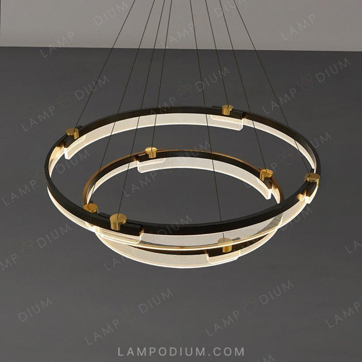 Ring chandeliers and light fixtures MARGA