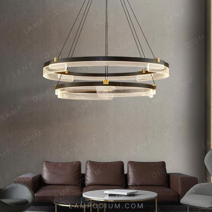 Ring chandeliers and light fixtures MARGA