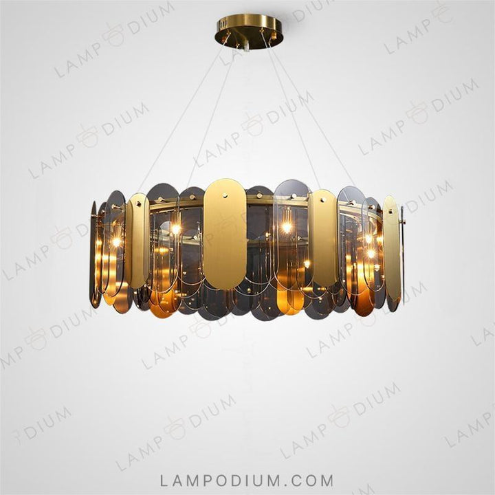 Circular chandeliers and fixtures MARLINA GLOSS