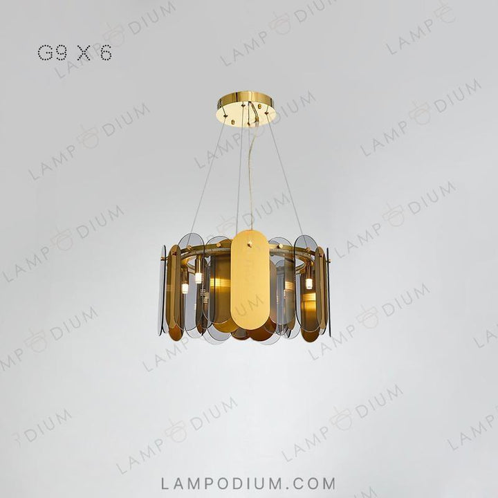 Circular chandeliers and fixtures MARLINA GLOSS