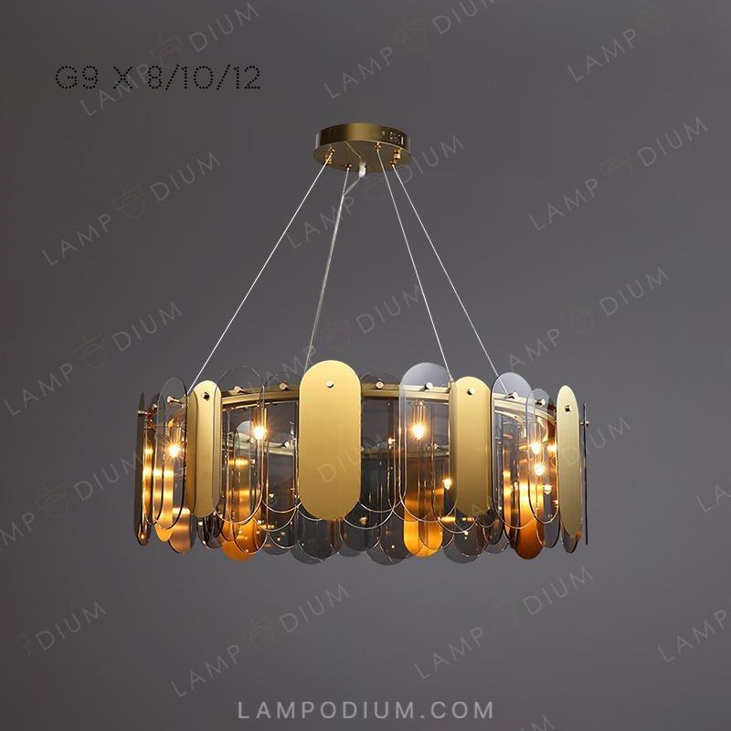 Circular chandeliers and fixtures MARLINA GLOSS