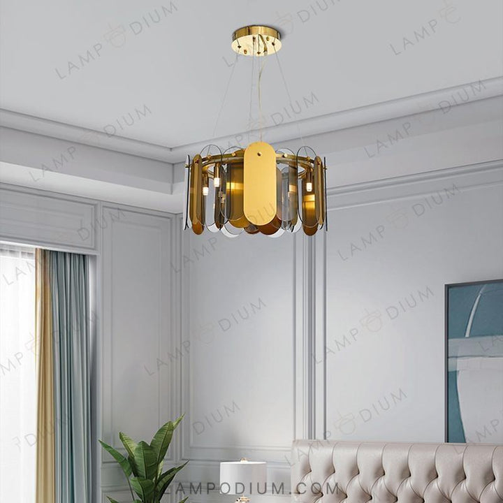 Circular chandeliers and fixtures MARLINA GLOSS