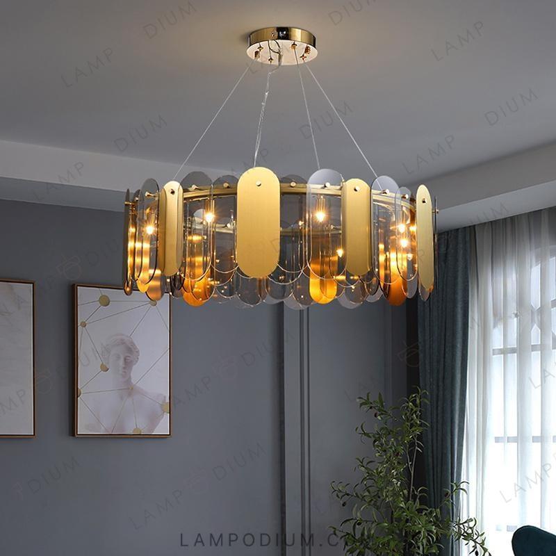 Circular chandeliers and fixtures MARLINA GLOSS