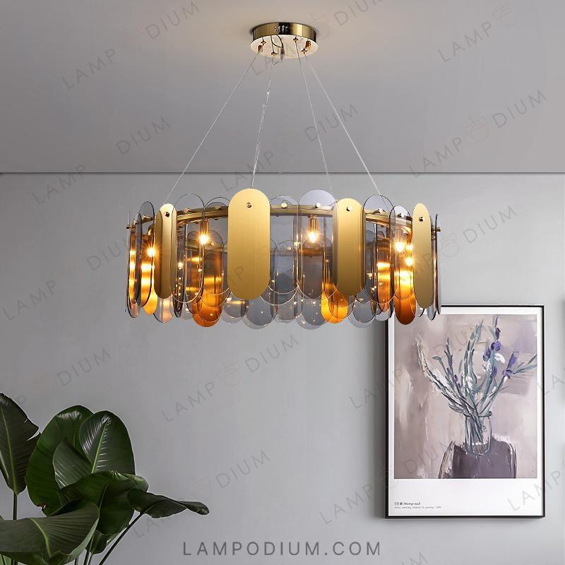 Circular chandeliers and fixtures MARLINA GLOSS