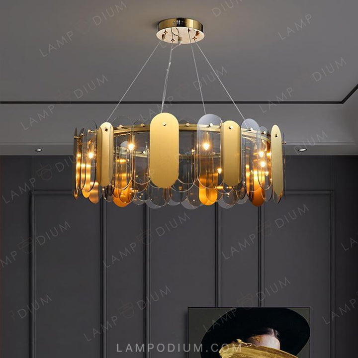 Circular chandeliers and fixtures MARLINA GLOSS