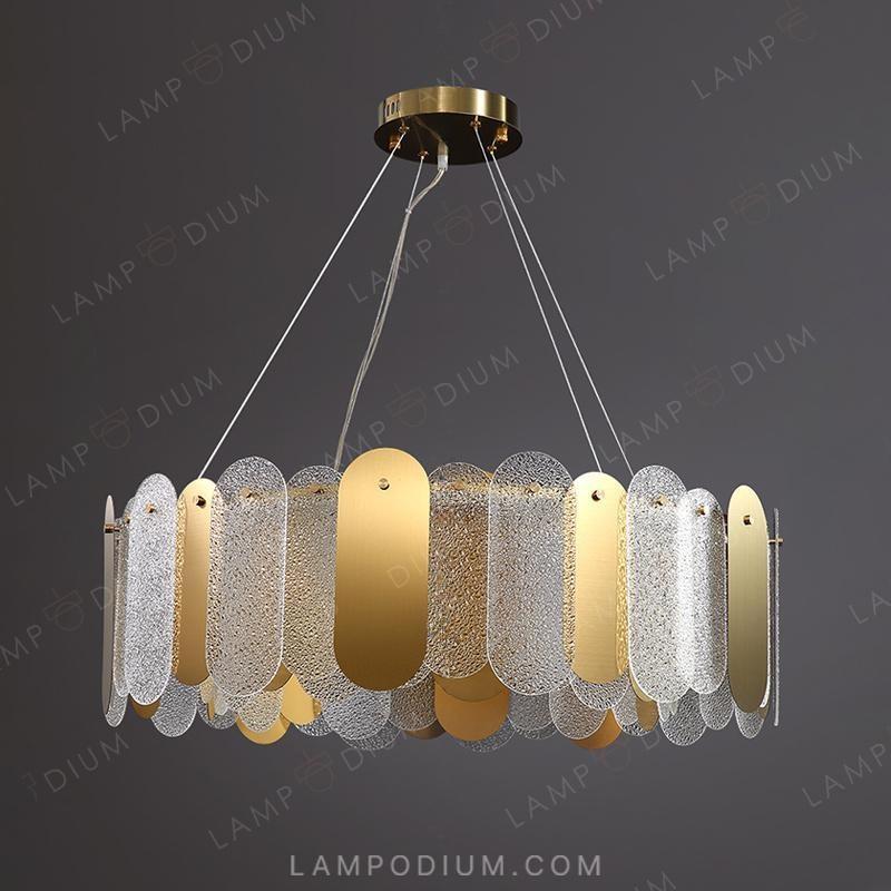 Circular chandeliers and lamps MARLINA