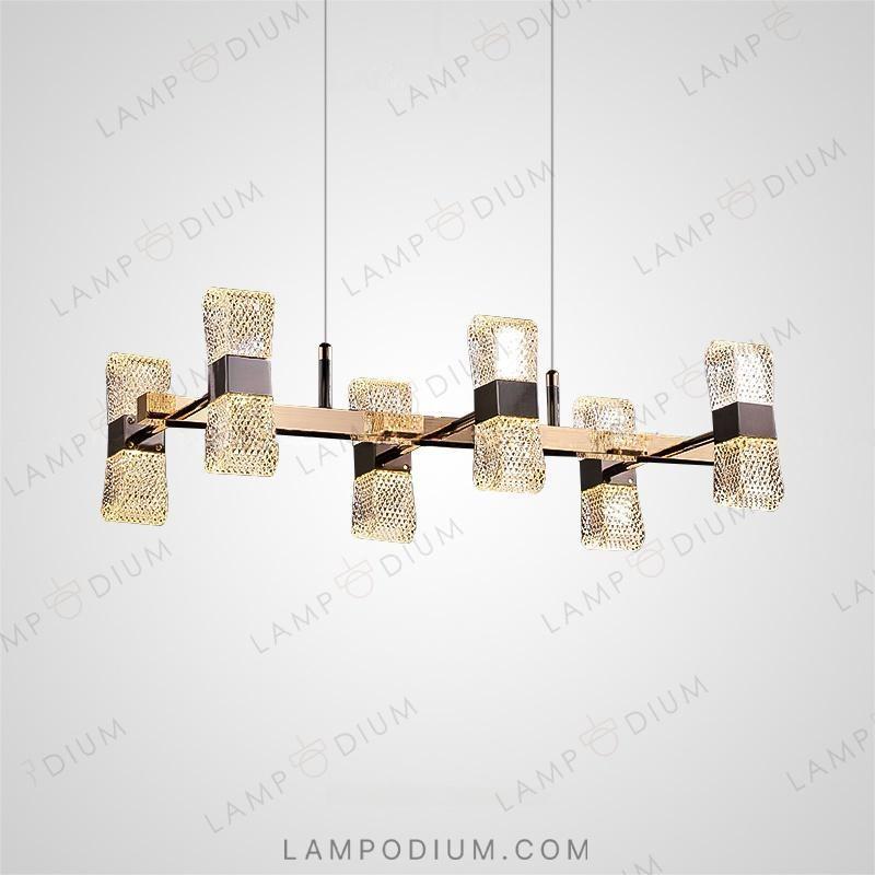 Linear, row luminaire MARSELLA LONG