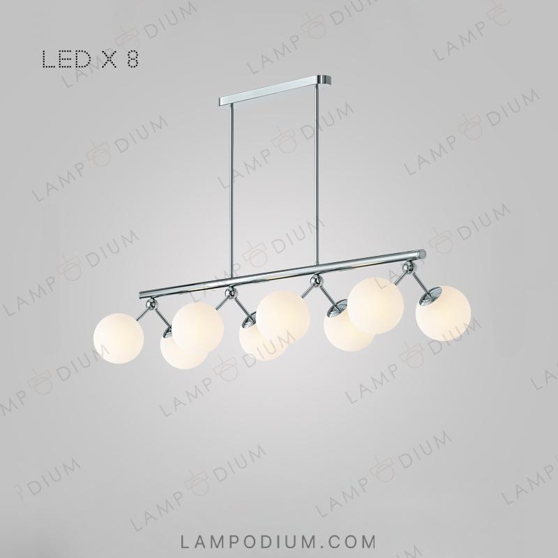 Linear, row luminaire MARTIAL LONG