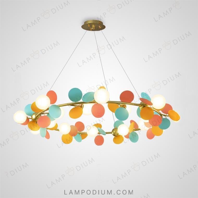 Circular chandeliers and light fixtures MATISSE R